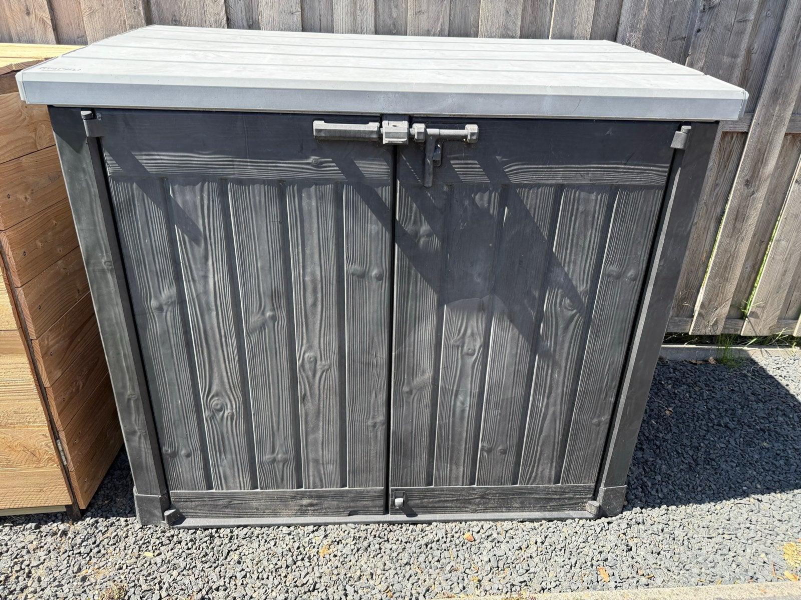 Kunststof opbergbox van Keter voor buiten - Netjes en ruim, Ophalen, Gebruikt, Kunststof, Containerberging