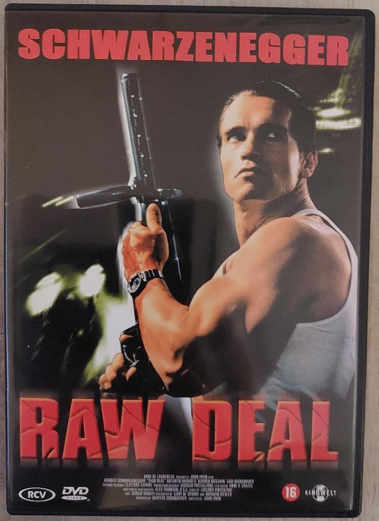 DVD Raw Deal (1986) Arnold Schwarzenegger, Cd's en Dvd's, Vanaf 16 jaar, Ophalen, Zo goed als nieuw, Actie