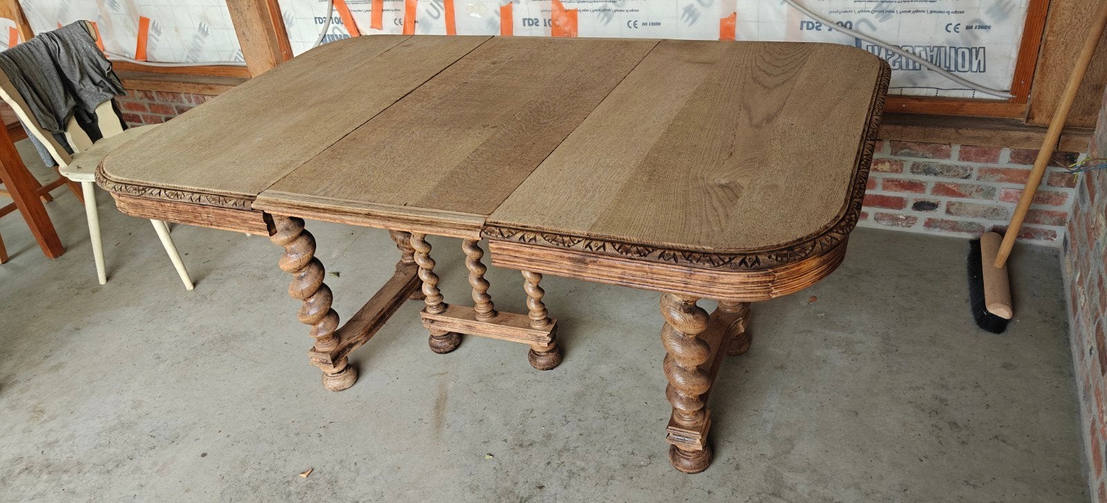 antieke eiken tafel, Antiek en Kunst, Ophalen