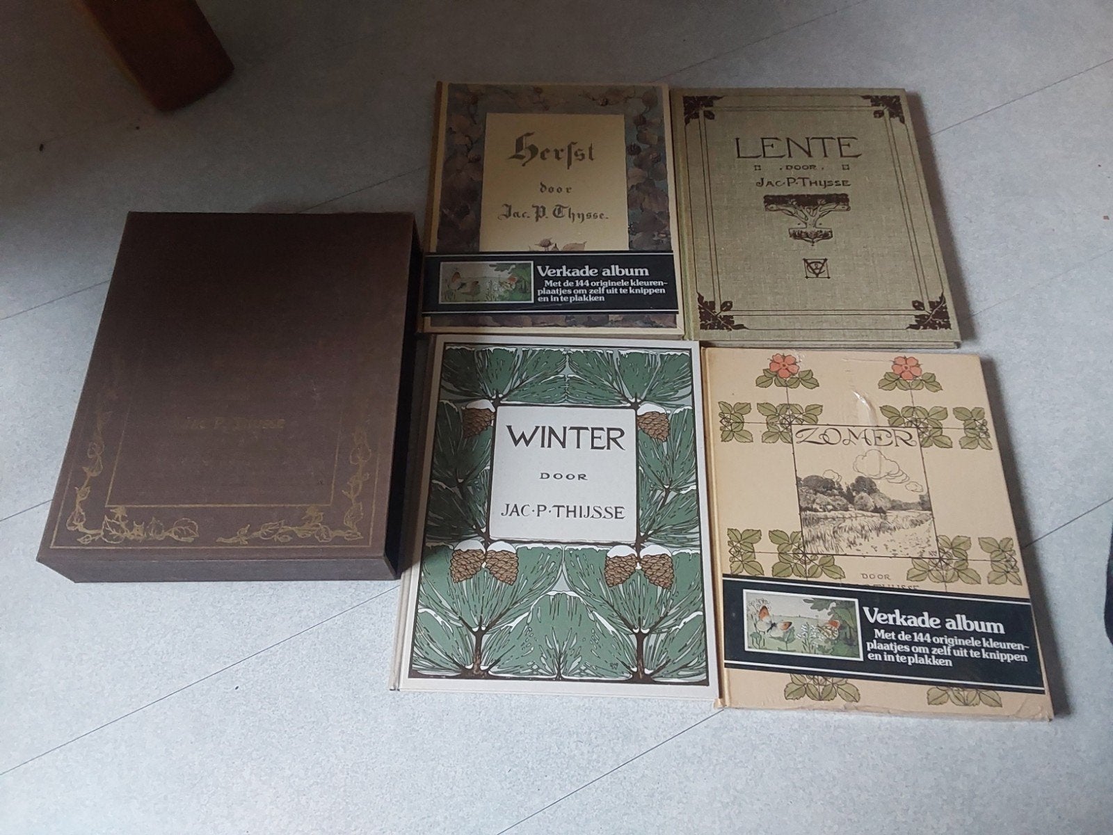 jac.p. Thijsse Lente zomer herfst winter, Ophalen of Verzenden