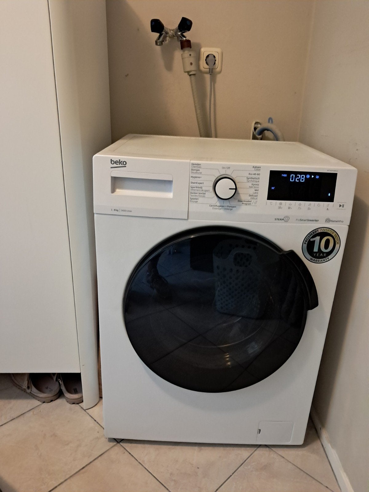 Beko wasmachine 1400 toeren, Witgoed en Apparatuur, 6 tot 8 kg, Ophalen of Verzenden, Gebruikt, Minder dan 85 cm