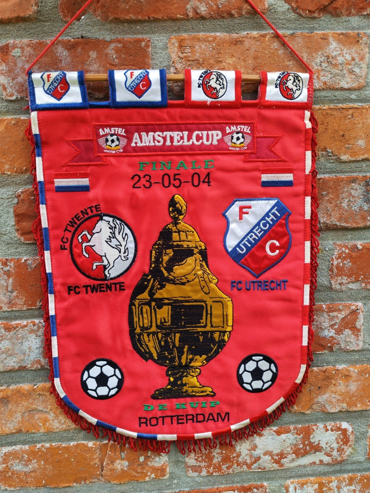 FC Twente FC Utrecht finale 2004 vaan, Ophalen of Verzenden, Buitenlandse clubs, Poster, Plaatje of Sticker