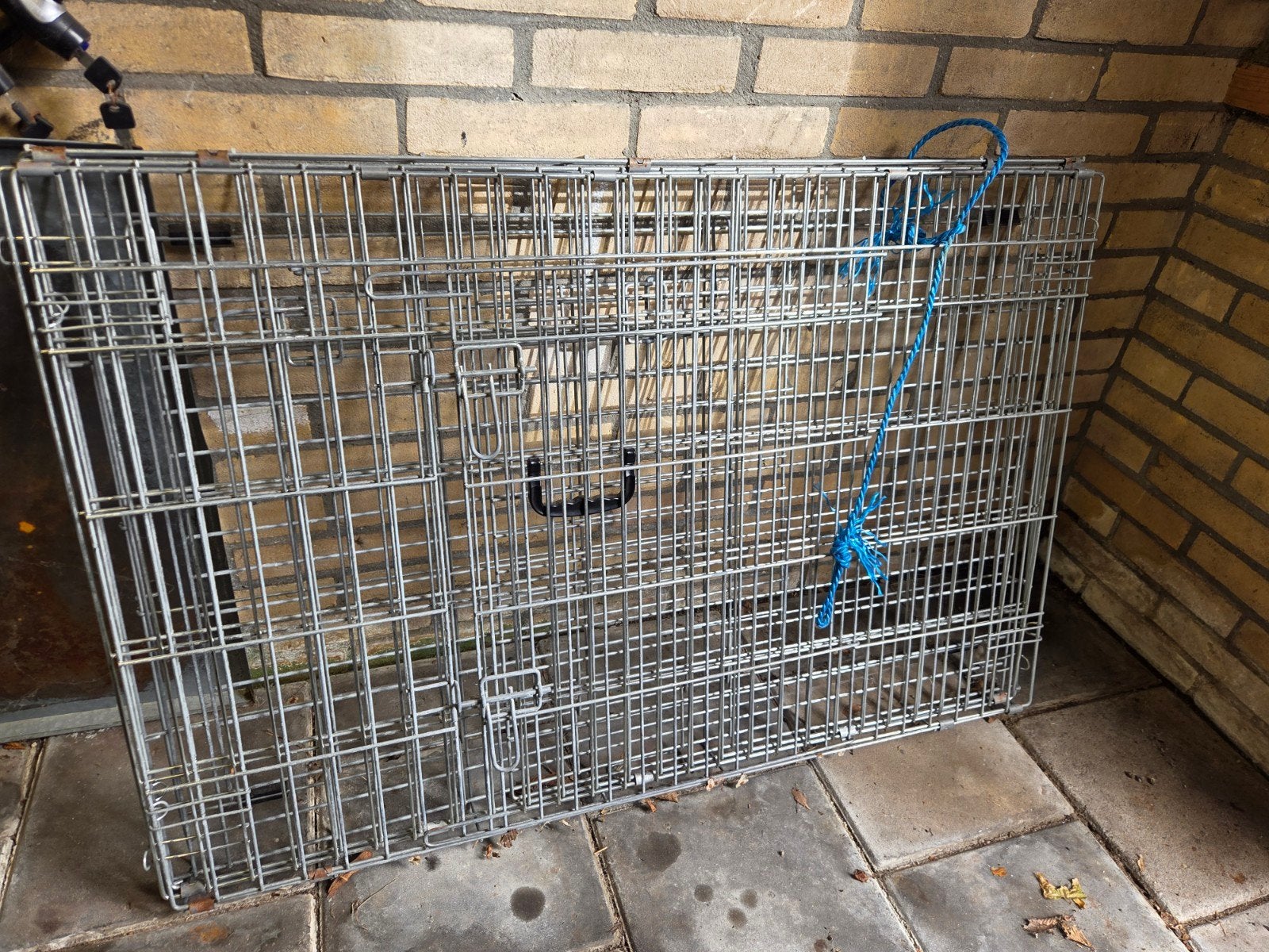 honden bench, Dieren en Toebehoren, Ophalen, Gebruikt, 65 tot 100 cm, Hondenhok