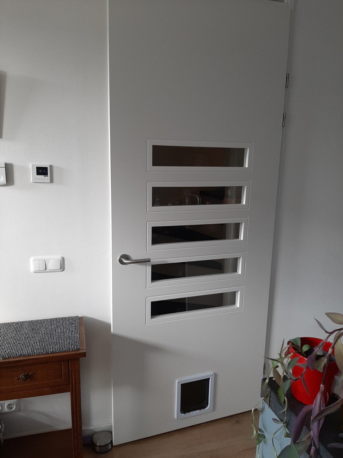 Sevdek binnendeur met glas, Ophalen, 80 tot 100 cm, 215 cm of meer, Binnendeur
