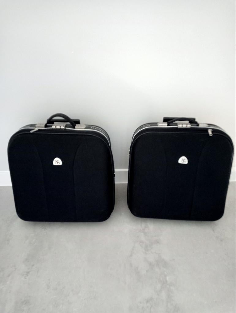 No-Shou Handbagage Koffers (set van 2), Ophalen, Gebruikt, 30 cm of meer, Wieltjes