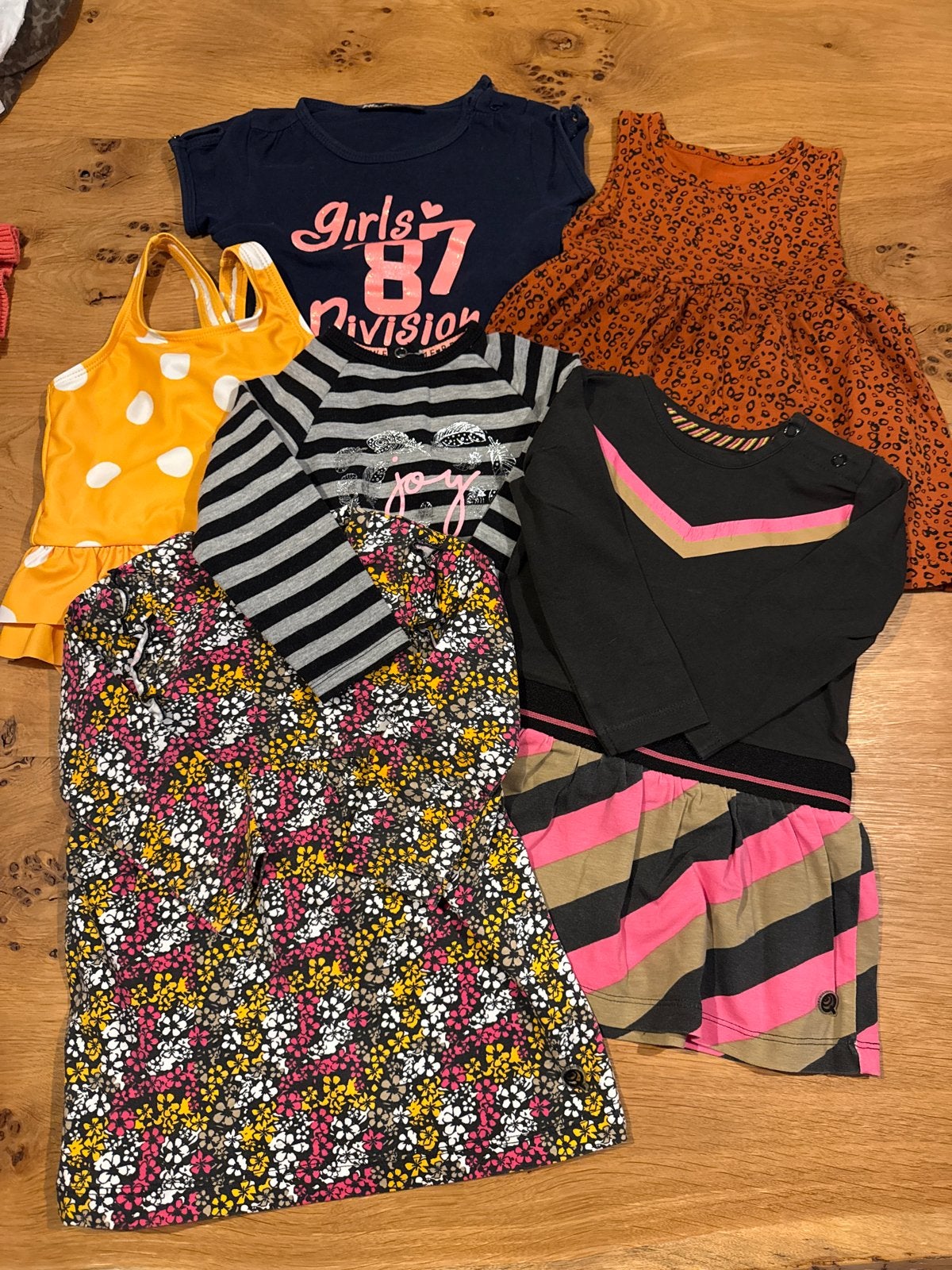 Set kleding meisjes maat 74-80: jurkjes, shirts, badpakje, Kinderen en Baby's, Ophalen of Verzenden, Gebruikt, Meisje