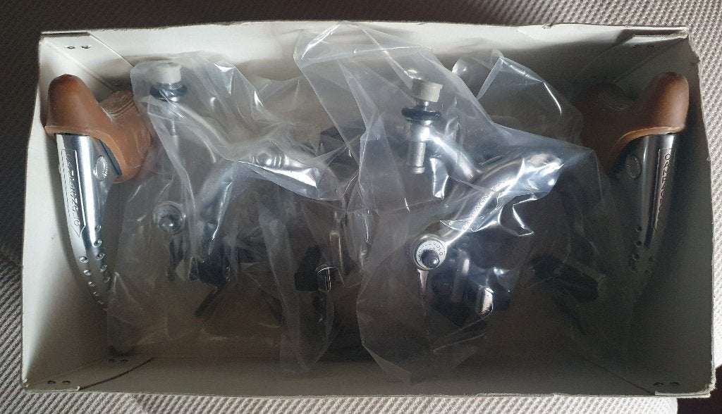 Campagnolo Super Record remmenset NOS, Fietsen en Brommers, Fietsonderdelen, Remmen, Verzenden, Campagnolo, Nieuw
