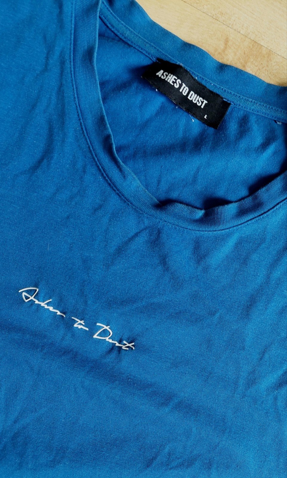 Ashes to Dust shirt, blauw, maat L, Kleding | Heren, T-shirts, Maat 52/54 (L), Ashes to Dust, Blauw, Ophalen of Verzenden