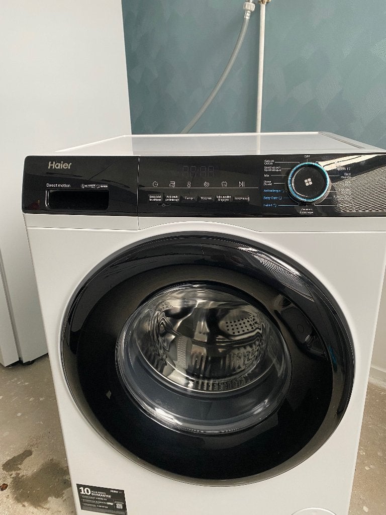 Haier - HW80-B14939 i-Pro 3 silence, Ophalen, 1200 tot 1600 toeren, 8 tot 10 kg, Wolwasprogramma