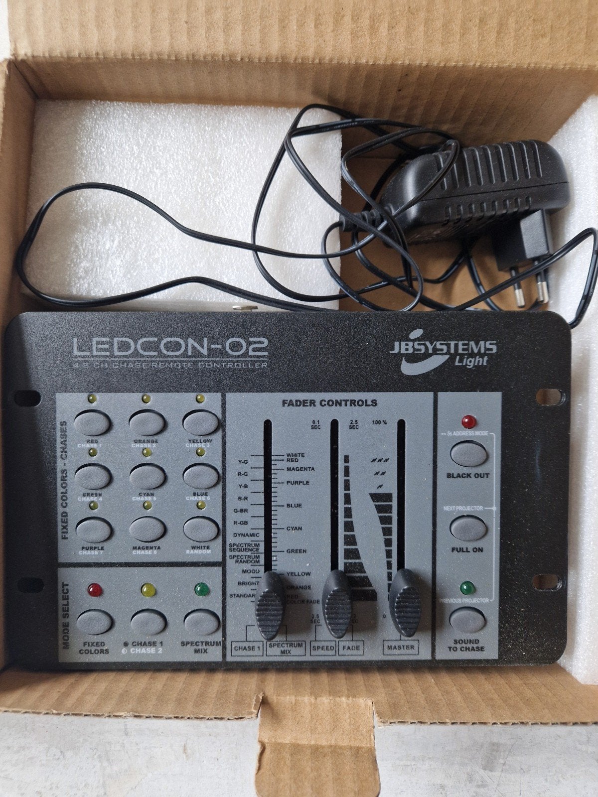 JB Systems Ledcon-02 kleine led controler, Ophalen of Verzenden, Nieuw, Licht