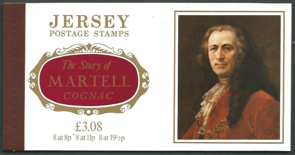 JERSEY 1982 Martell Postzegelboekje, Michel: MH-2, Postfris., Verzenden, Postfris