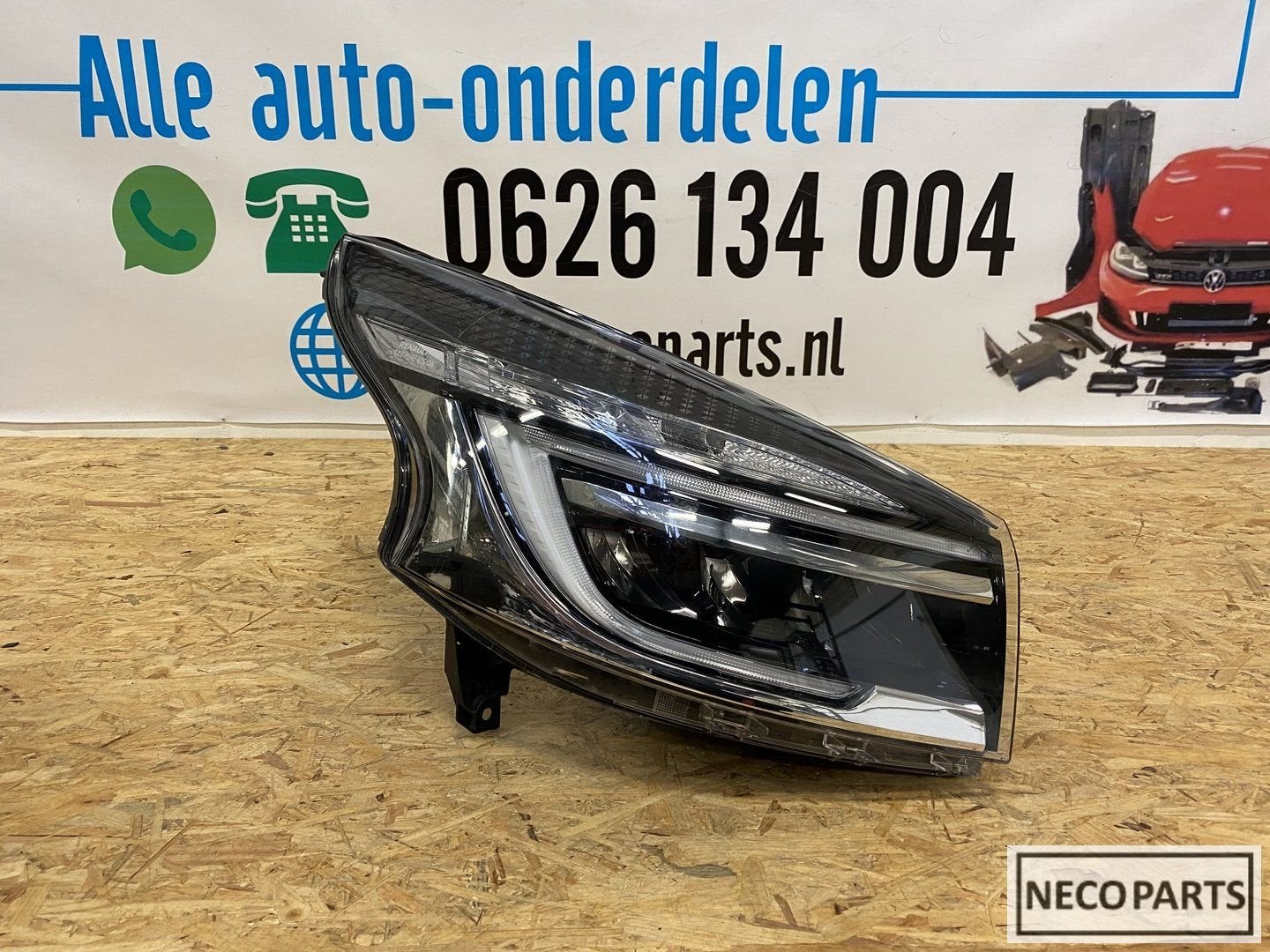 RENAULT TRAFIC VOL LED KOPLAMP RECHTS 260109054R ORIGINEEL, -, -, -