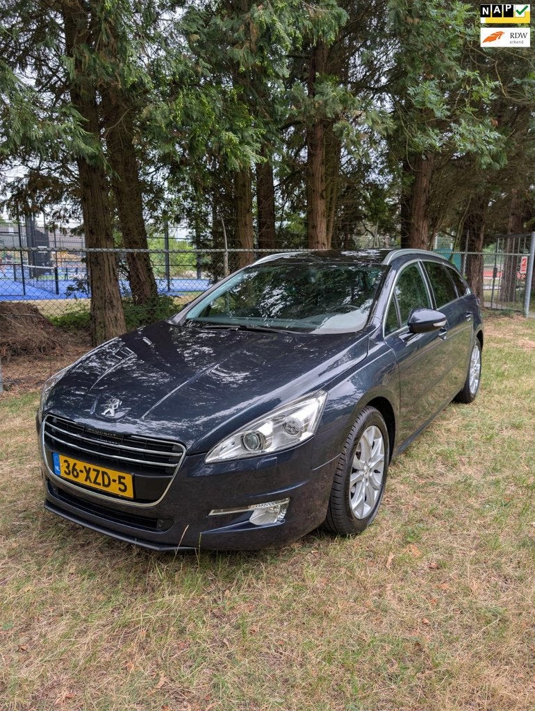 Peugeot 508 SW 1.6 THP Blue Lease Premium Super netjes , Ond, Auto's, Peugeot, Voorwielaandrijving, Gebruikt, Blauw, Leder en Stof