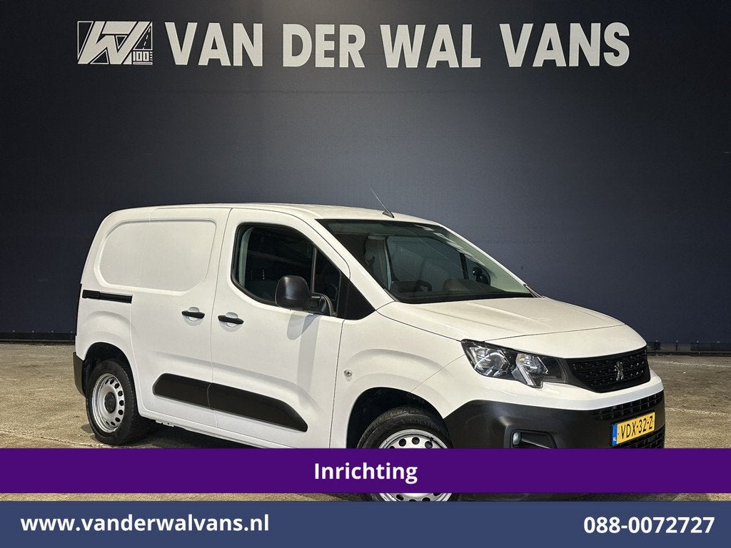 Peugeot Partner 1.5 BlueHDI 102pk L1H1 inrichting Euro6 Airc, Auto's, Voorwielaandrijving, Stof, Gebruikt, Euro 6