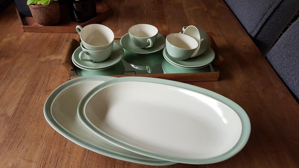Servies Regina van Gouda Holland, Antiek en Kunst, Ophalen of Verzenden
