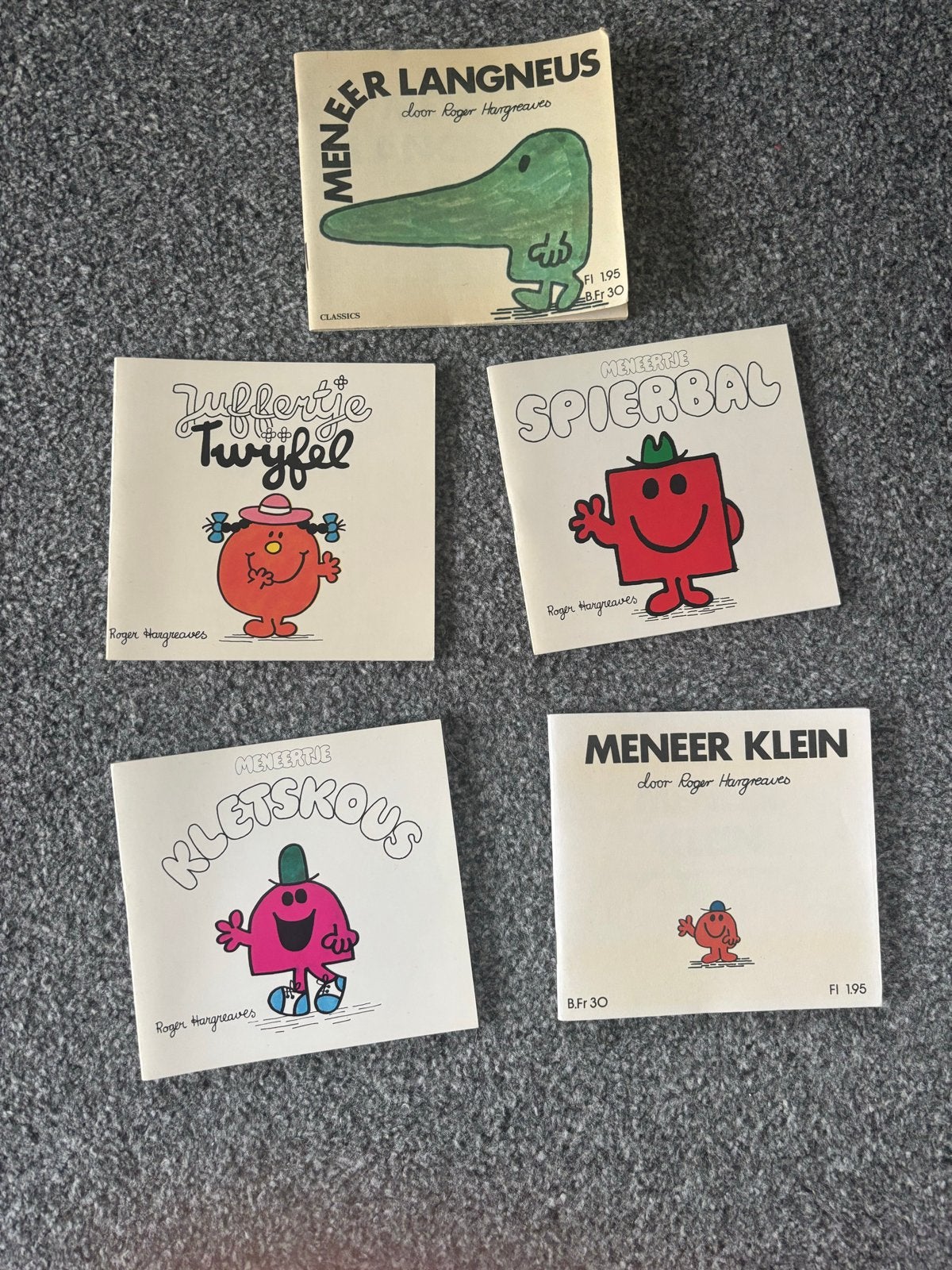 Meneer en Mevrouw Boekjes - Roger Hargreaves (5 stuks), Ophalen of Verzenden, Gelezen, Sprookjes