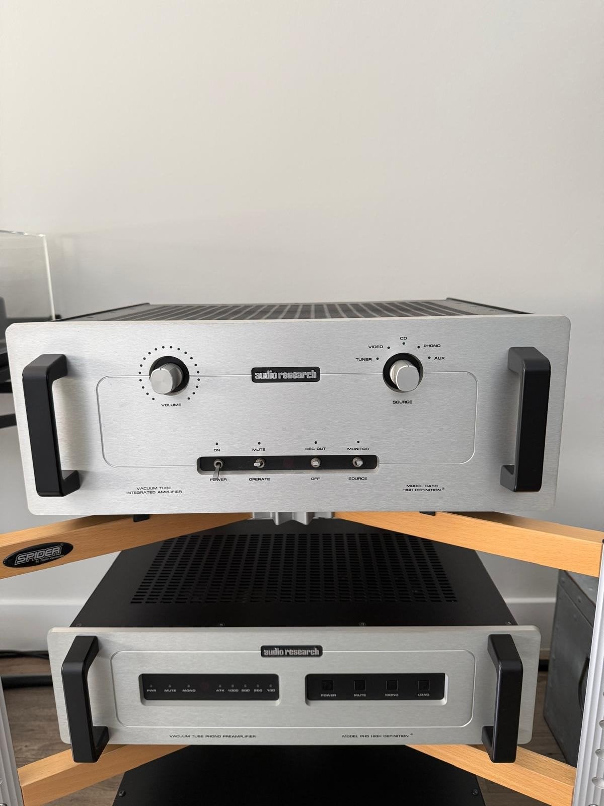 Audio Research CA50, Ophalen, Versterker