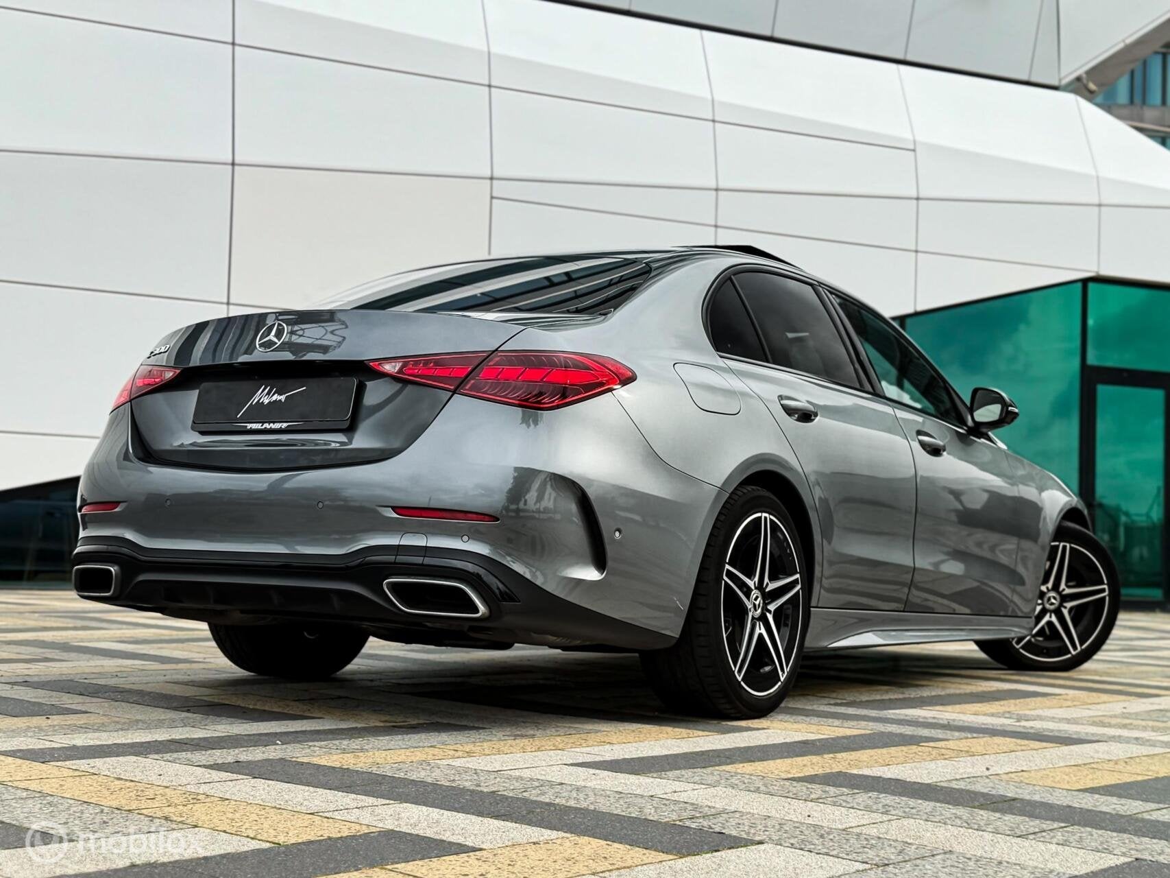 Mercedes C-klasse 300 AMG Line |Pano|Burmester|ACC|360|VOL, Auto's, Automaat, 4 cilinders, 258 pk, Bedrijf