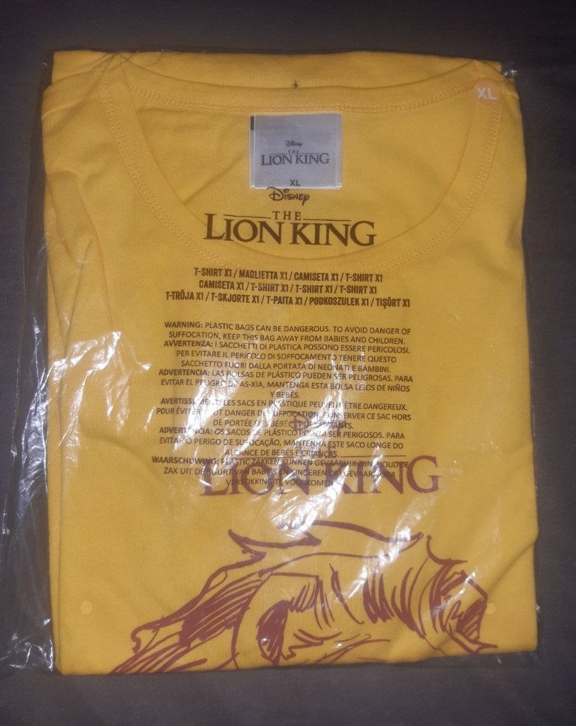 The Lion King 2019 shirt film promo item size M, Verzenden, Nieuw, Film, Kleding