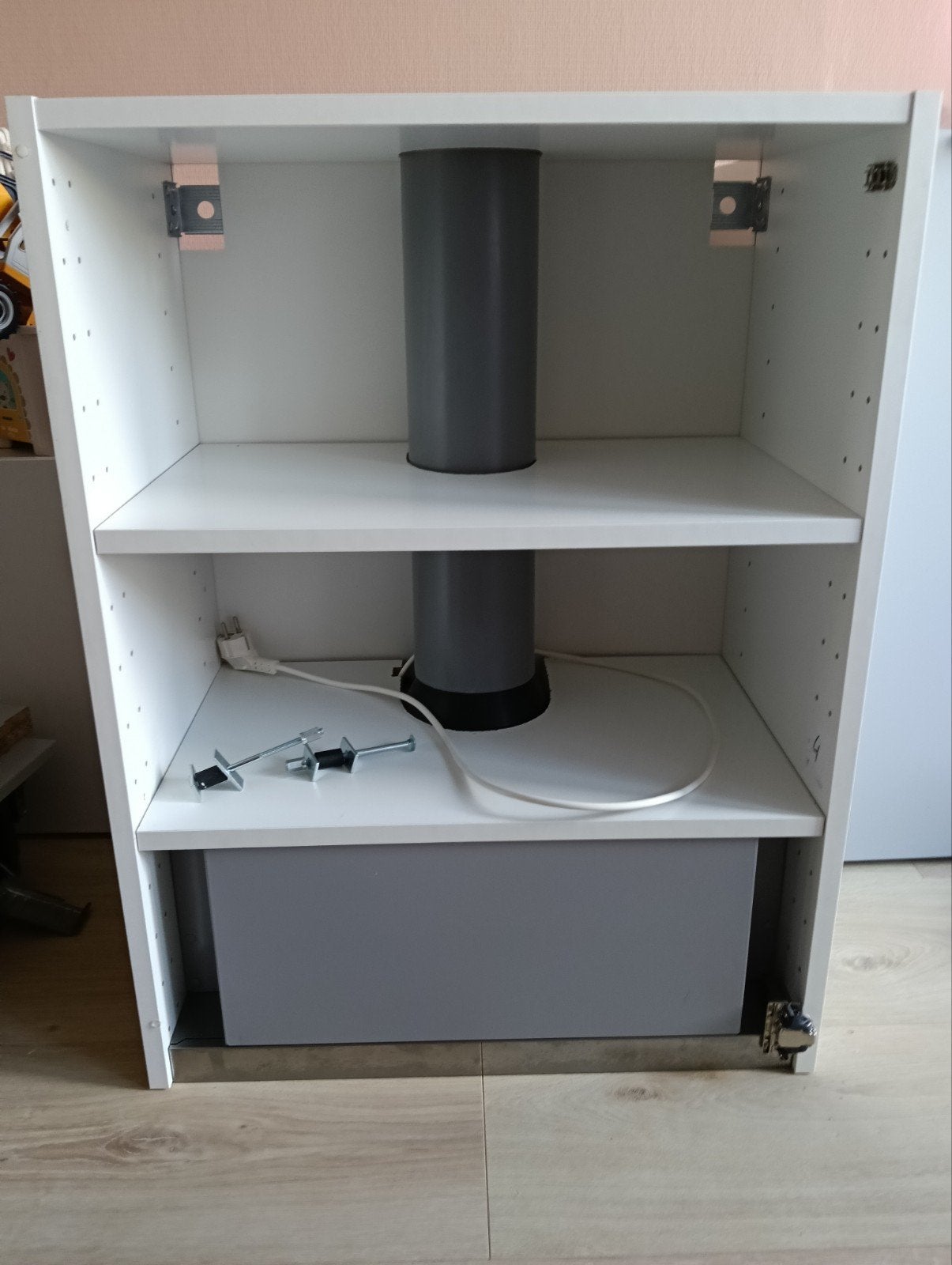 IKEA Metod Keuken Bovenkast met inbouw Afzuigkap Underverk, Ophalen, Gebruikt, 50 tot 100 cm, Minder dan 100 cm
