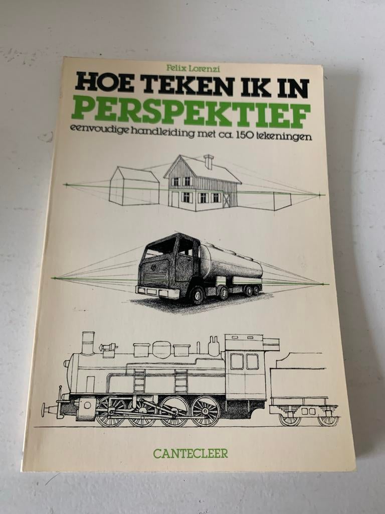 Hoe teken ik in perspectief - Felix Lorenzi, Ophalen of Verzenden, Gebruikt, Boek of Gids