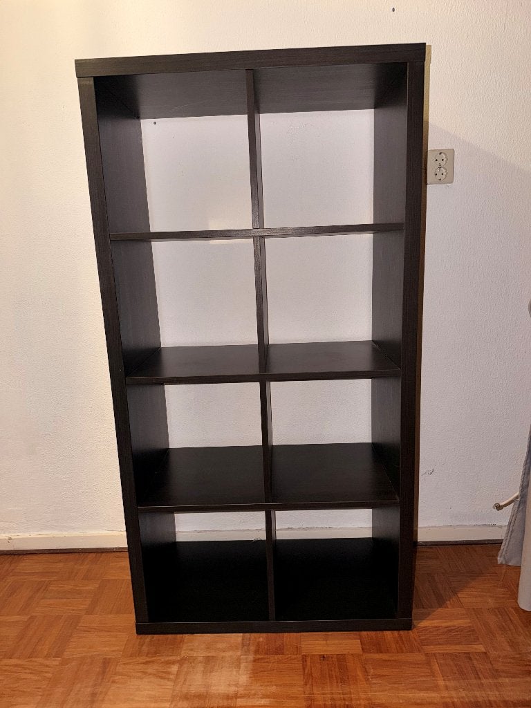 Open kast KALLAX, Ophalen, 100 tot 150 cm, Hout, Zo goed als nieuw