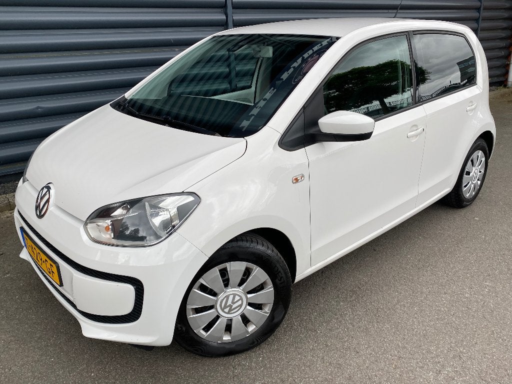 VW Up! 1.0 44KW Move 5drs Airco 2012bj.Nw. APK en G.Beurt, Voorwielaandrijving, Stof, 840 kg, 4 stoelen