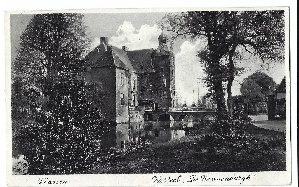 Vaassen, Kasteel De Cannenburgh, Verzenden, 1920 tot 1940, Gelopen, Gelderland