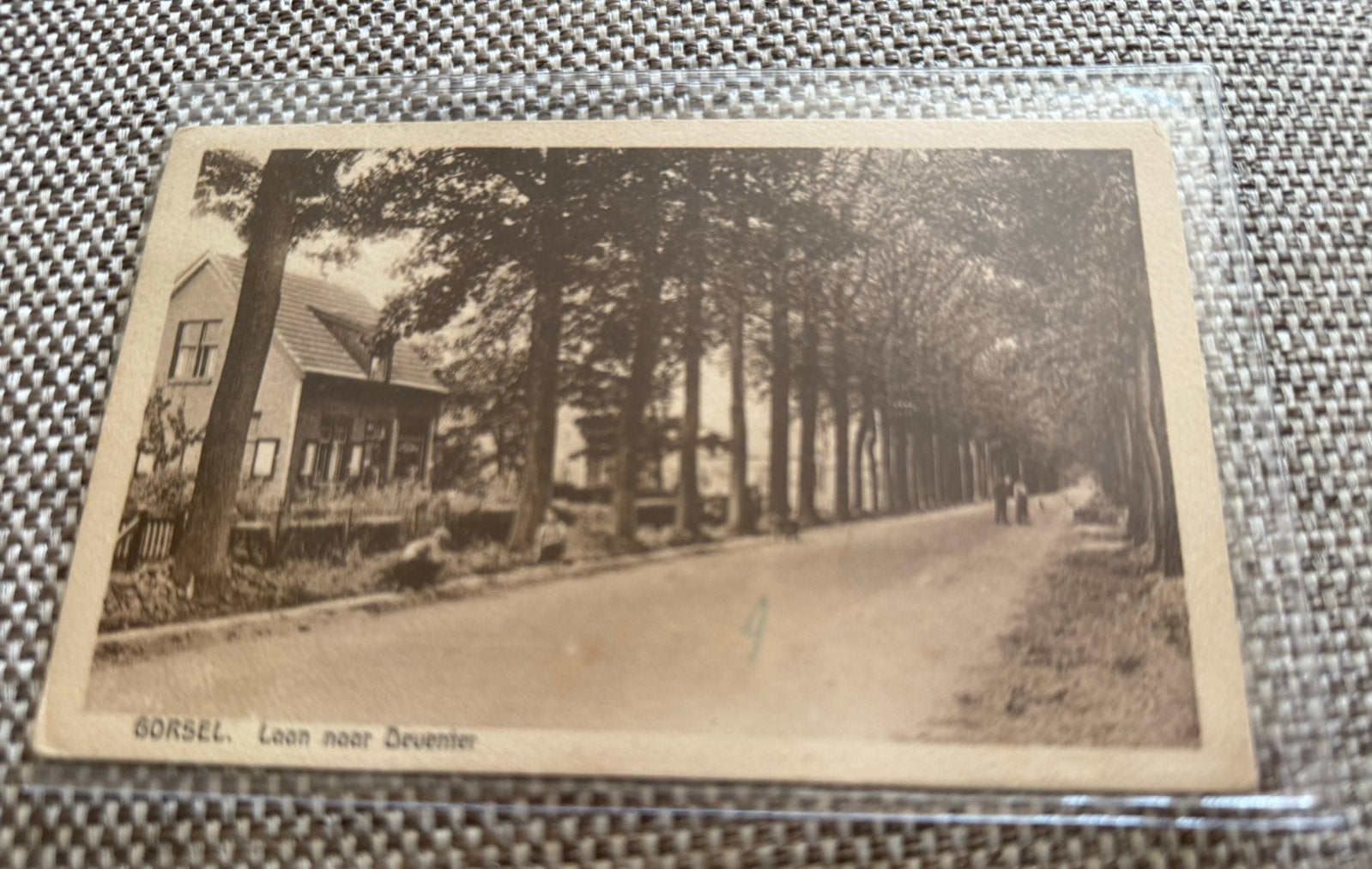 Ansichtkaart Gorsel laan naar Deventer, Verzamelen, Ansichtkaarten | Nederland, Ophalen of Verzenden, Voor 1920, Noord-Holland