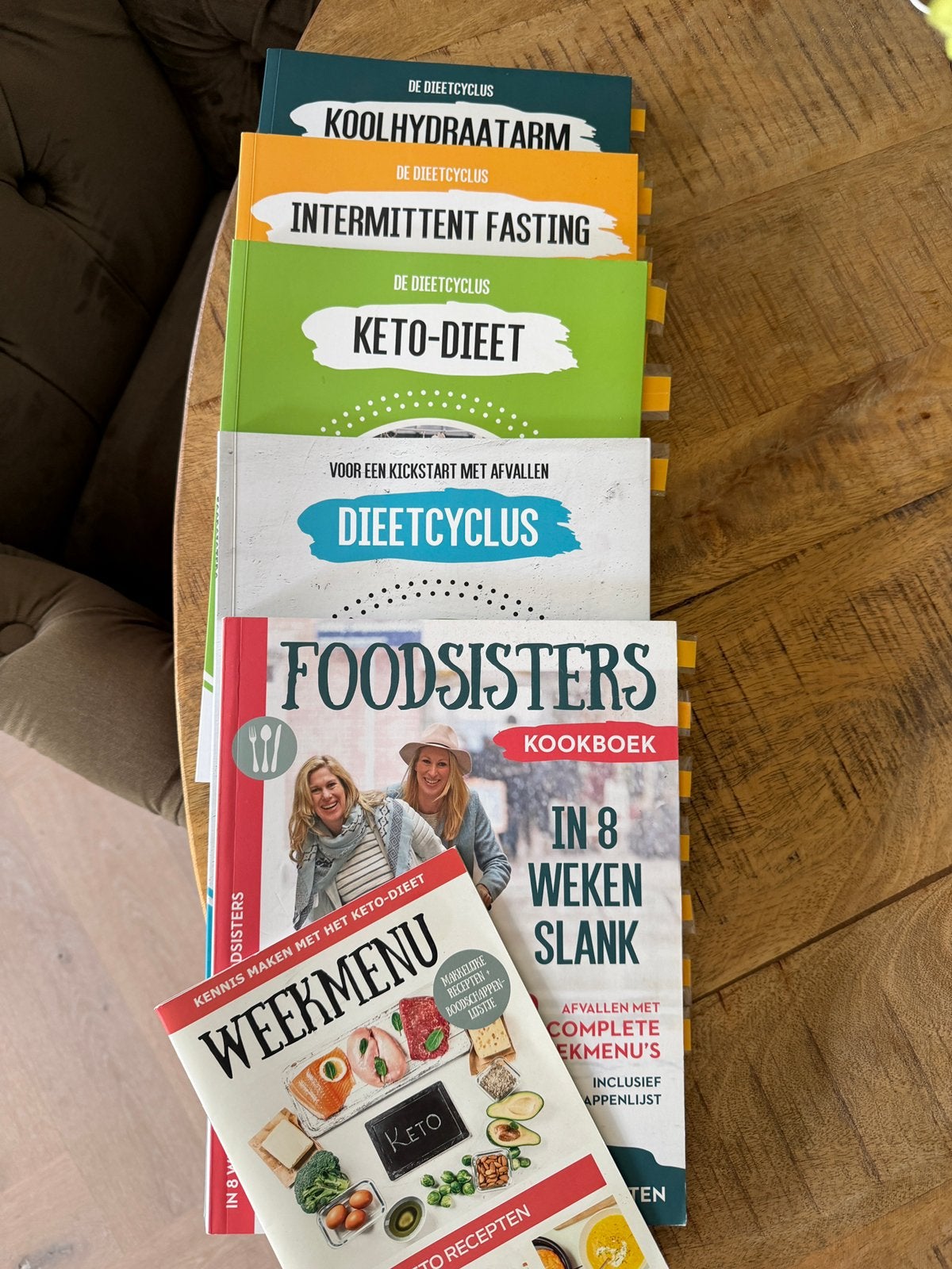 Foodsisters kookboeken keto intermitten fasting, Ophalen of Verzenden, Zo goed als nieuw