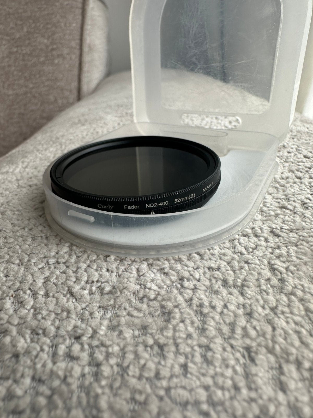 ND FILTER 52mm VARIABEL 2-400, Inclusief opbergcase, Overige typen, Ophalen of Verzenden, Zo goed als nieuw
