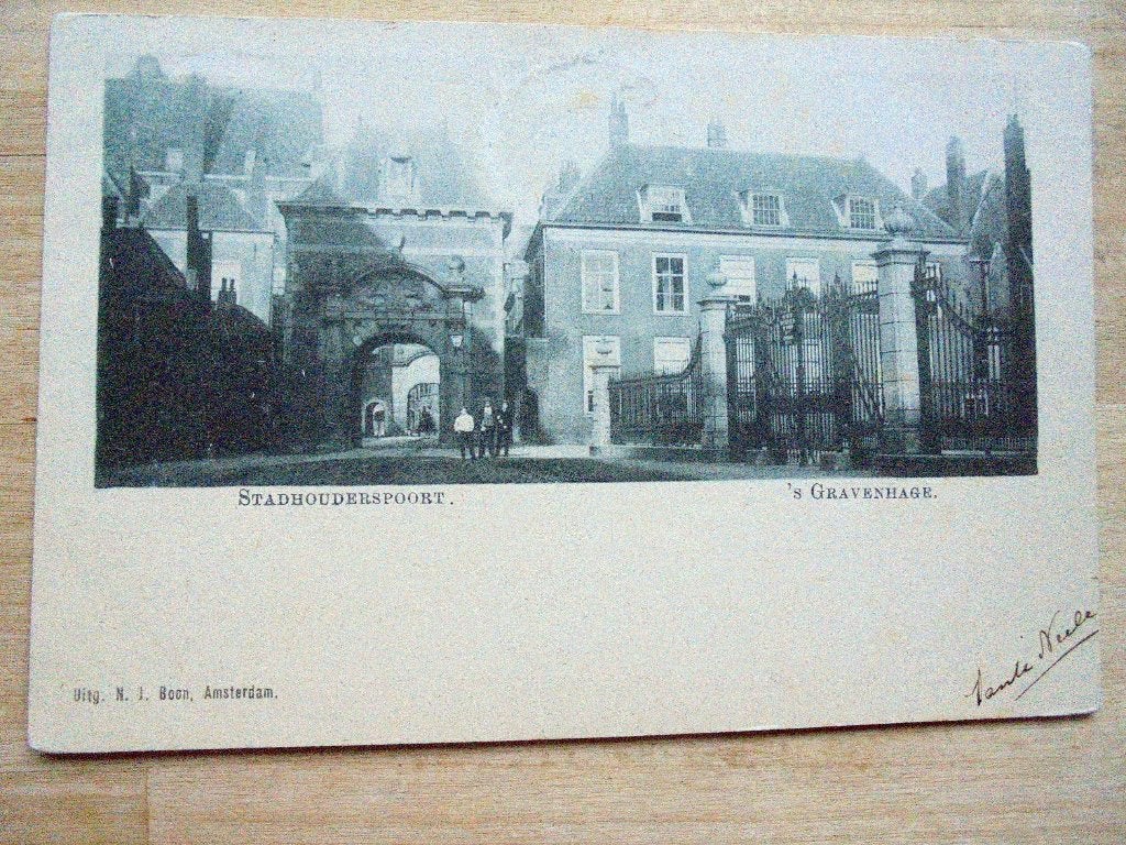 Den Haag. Grenadierspoort. Poststempel 1899., Verzamelen, Verzenden, Voor 1920, Gelopen, Zuid-Holland