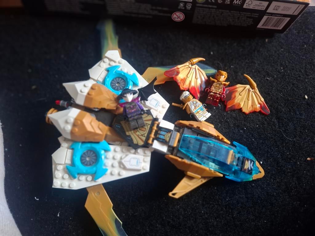 Lego Ninjago Zane's Gouden Draken Jet 71770, Lego, Ophalen of Verzenden, Zo goed als nieuw, Ninjago