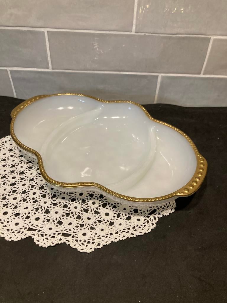 Vintage Fire King schaal (180326c), Ophalen of Verzenden, Glas, Overige stijlen, Schaal of Schalen