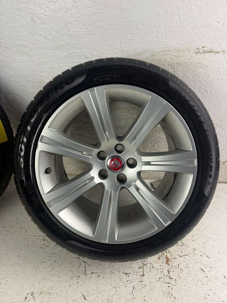 Jaguar XK X- S-Type velgen 18" 5x108 winterset XJ breedset, Auto-onderdelen, Banden en Velgen, Niet ingevuld, 18 inch, Gebruikt