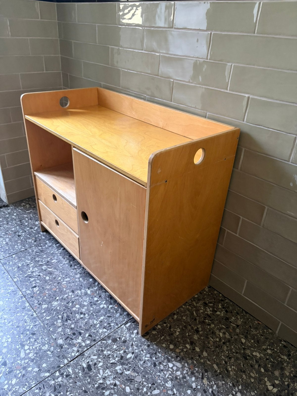 Van Dijk vintage poppen commode kast, Ophalen, 50 tot 70 cm, 90 tot 105 cm, 100 cm of meer
