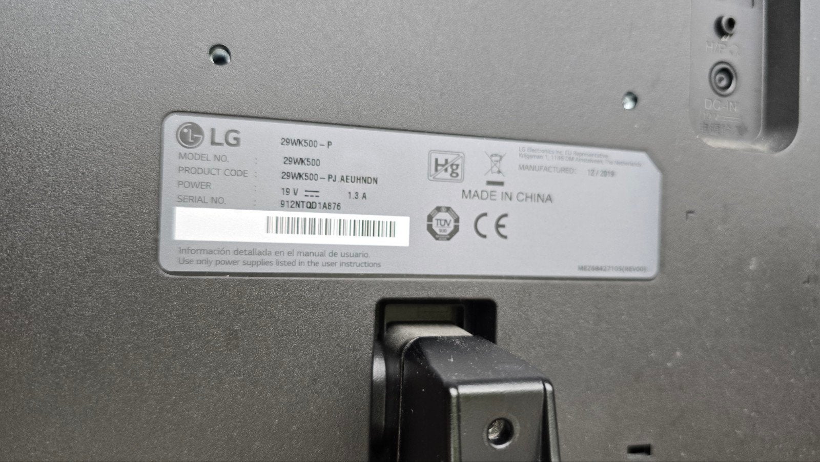 LG 29WK500-P Ultrawide IPS Monitor
