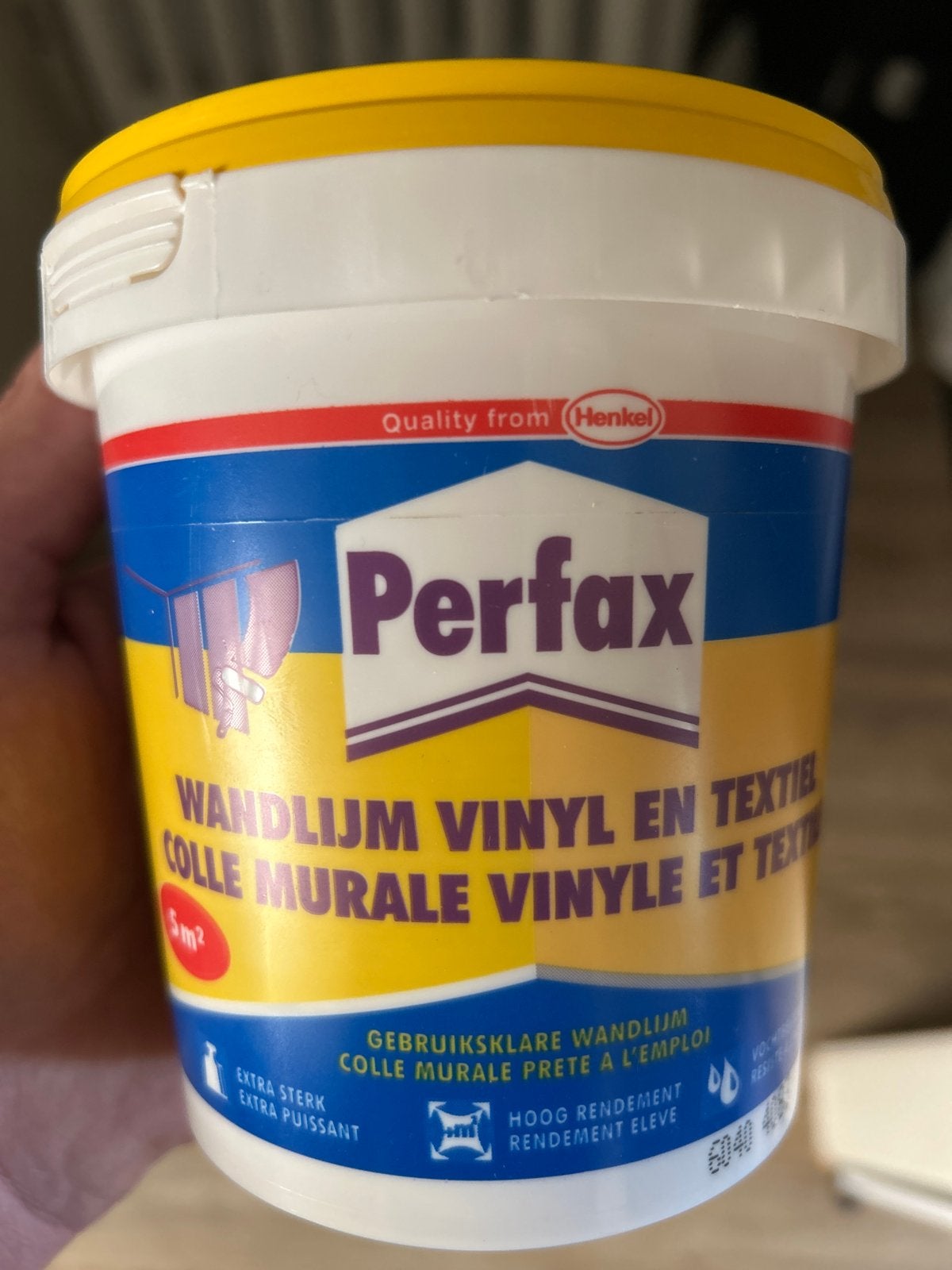 Perfax Wandlijm Vinyl en Textiel - 750g, Ophalen of Verzenden, Nieuw, Overige typen