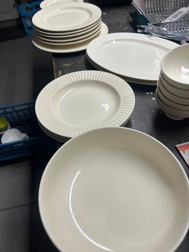 Wedgewood look alike service incompleet, Ophalen, Gebruikt, Overige merken, Overige typen