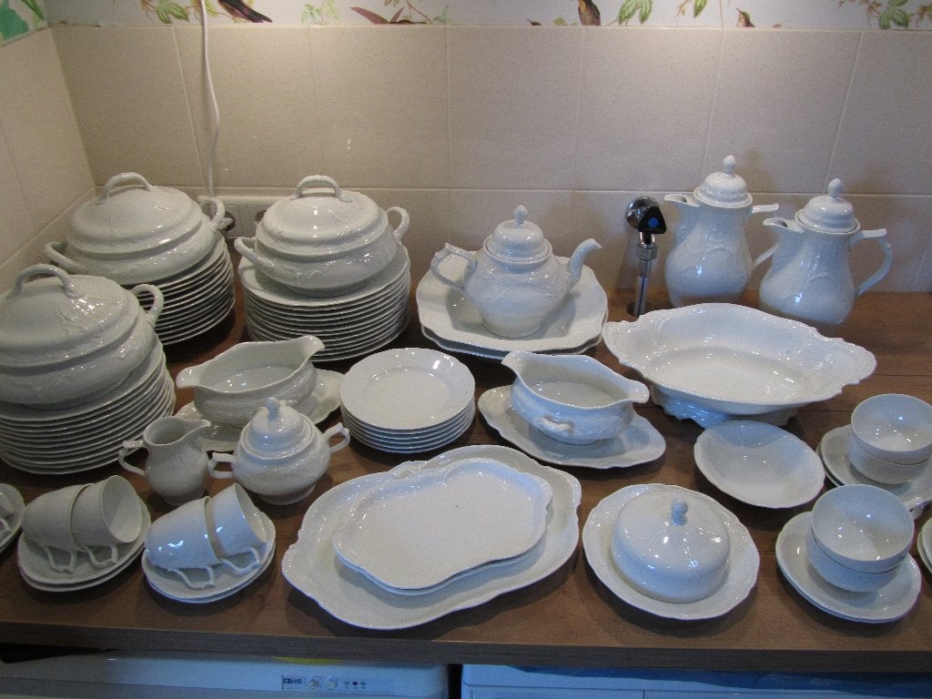 Sanssouci weiss wit Rosenthal serviesdelen, Overige typen, Ophalen of Verzenden, Zo goed als nieuw, Overige stijlen