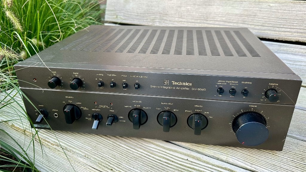 TECHNICS SU-8080 vintage versterker in perfecte staat, Overige merken, Ophalen of Verzenden, Zo goed als nieuw, 60 tot 120 watt
