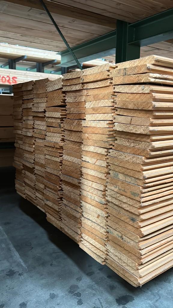 Vuren gedompeld vellingdeel 115 breed, Ophalen, Nieuw, Hardhout, 250 cm of meer