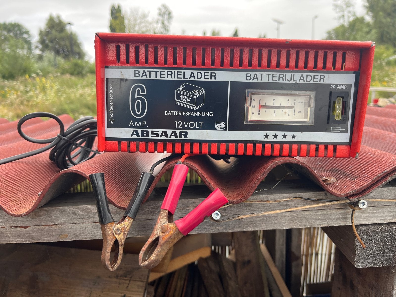 Absaar Batterijlader 6 Amp 12 Volt, Ophalen of Verzenden, Gebruikt