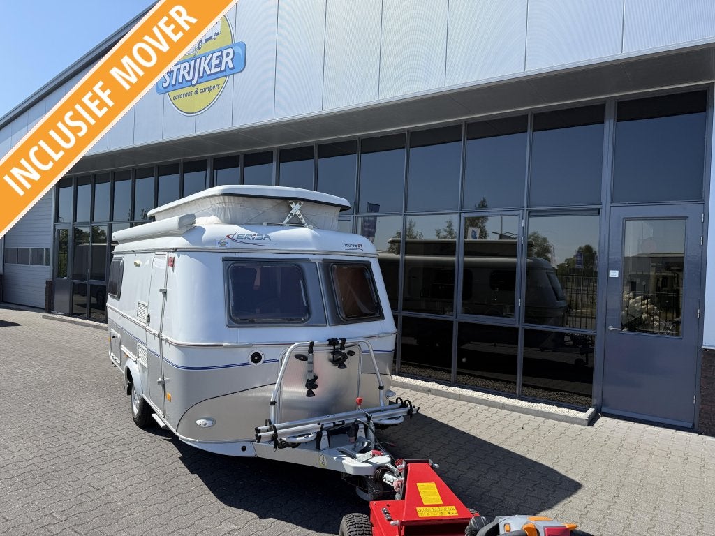 Eriba Touring Troll 552 GT Bed 198cm + Zit WC Luifel + Tent, Bedrijf, Treinzit, 4 tot 5 meter, Eriba