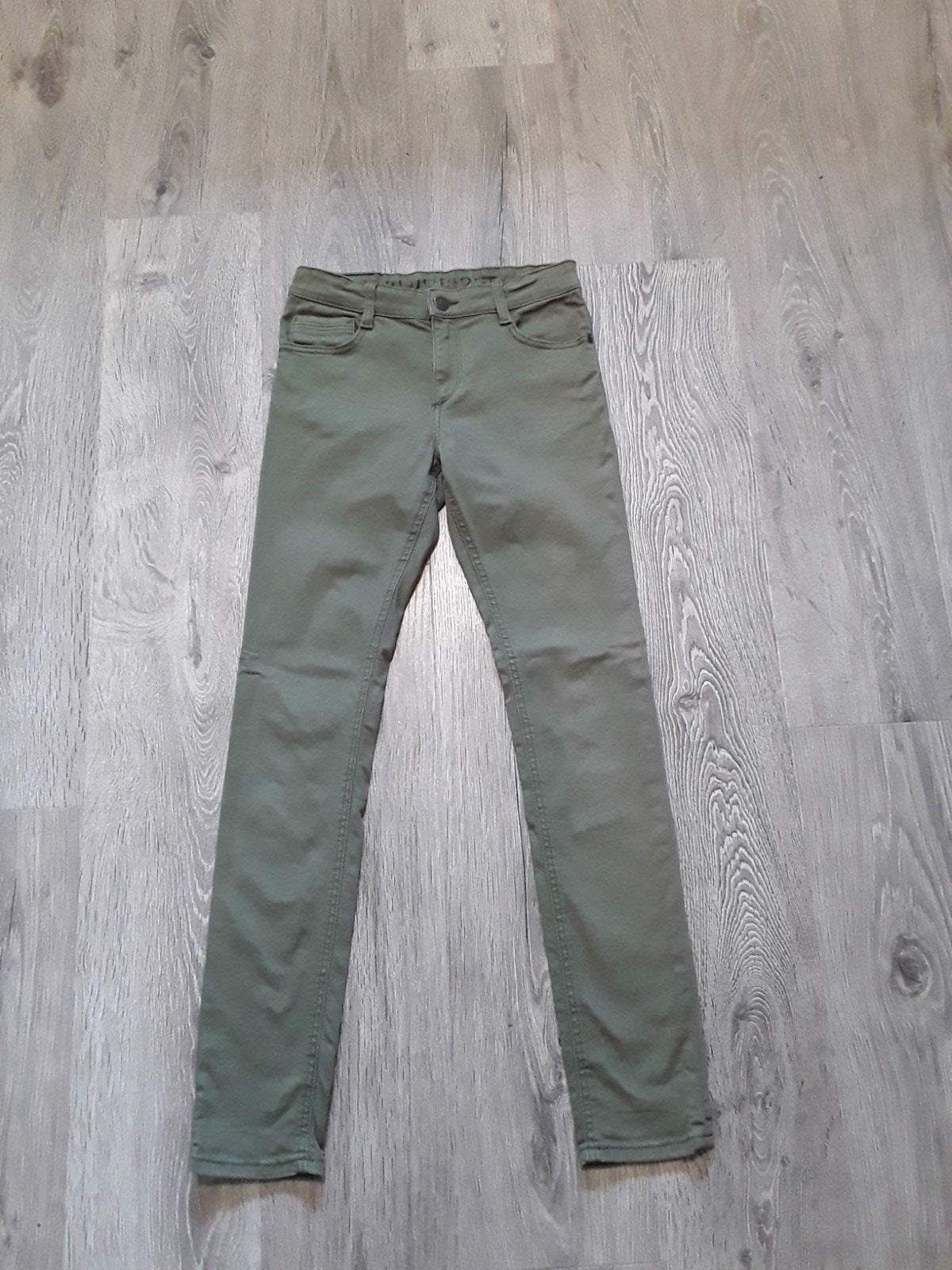 Blue Ridge skinny jeans army green maat 158 in nieuwstaat, Zo goed als nieuw, Blue Ridge, Jongen, Ophalen