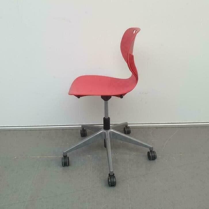 Ahrend 450 Merryfair bureaustoel verrijdbare stoel rood, Huis en Inrichting, Bureaus, Ophalen, Gebruikt
