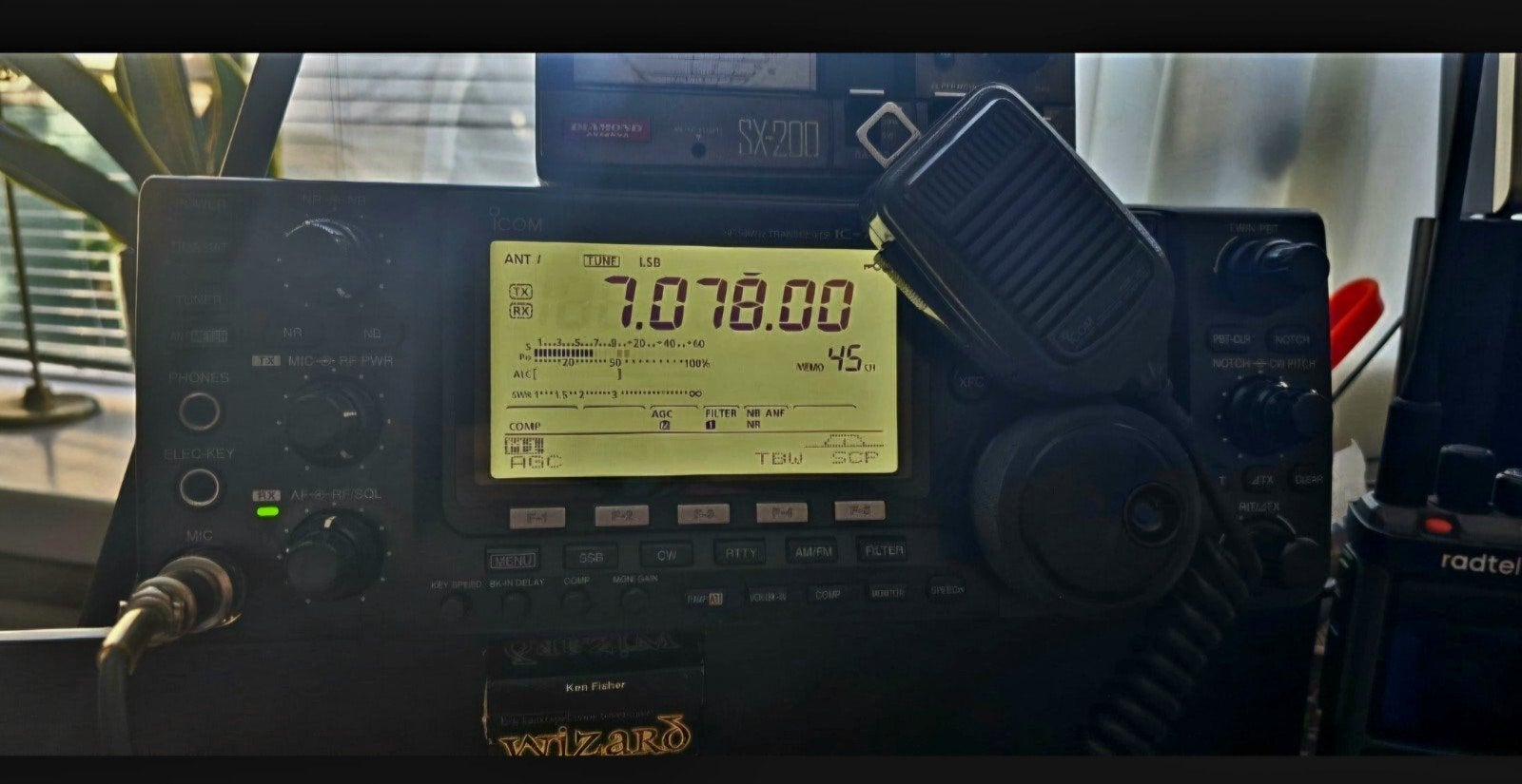 Icom IC-7410 HF/50MHz Transceiver + extra filters + Sm 30, Ophalen, Zo goed als nieuw