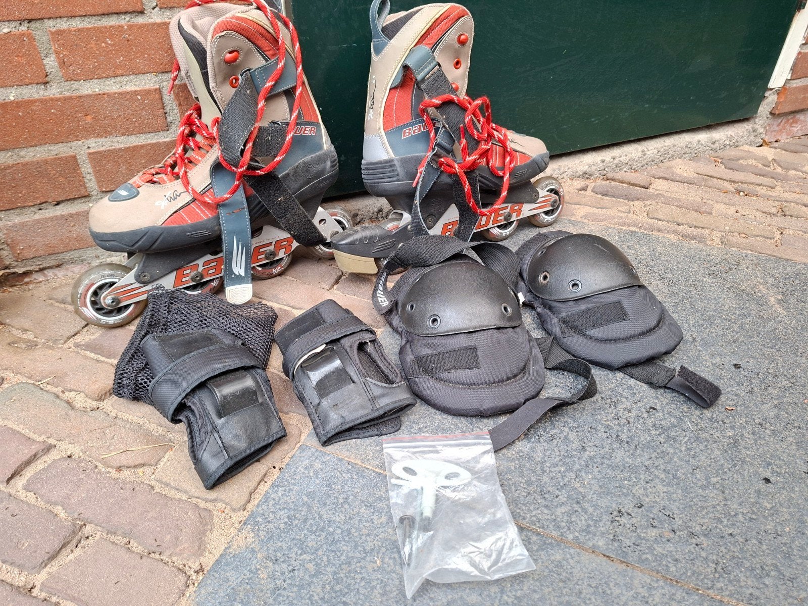 Te koop aangeboden skeelers, merk Bauer., Ophalen, Gebruikt, Heren, Bauer
