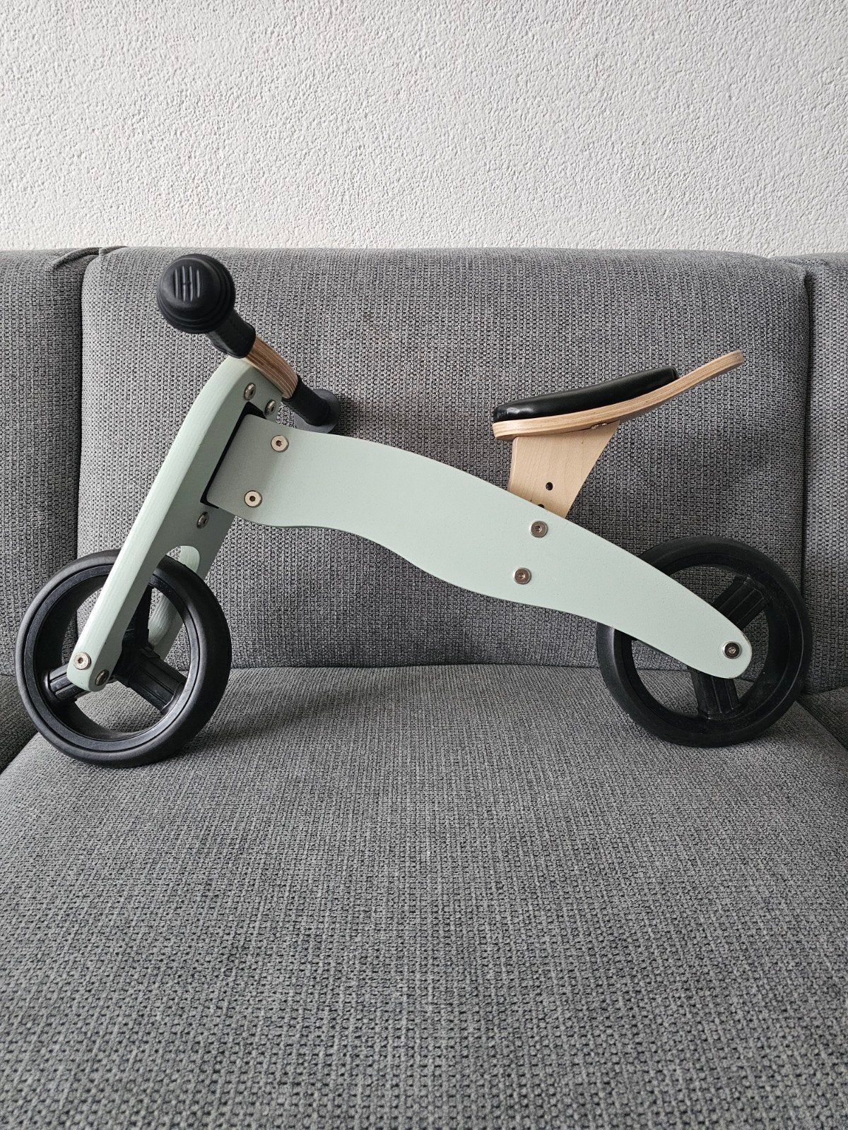 Houten loopfietsje, Fietsen en Brommers, Fietsen | Kinderfietsjes, Ophalen, Zo goed als nieuw, Minder dan 16 inch