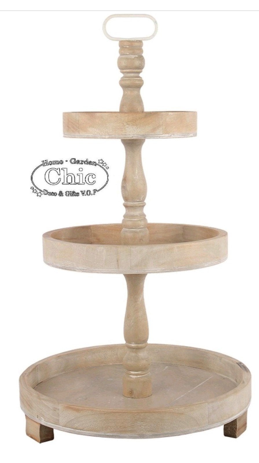 Prachtige etagere, Ophalen